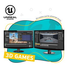 Unreal Engine 4. Игровой движок - КИБЕРшкола программирования для детей, компьютерные курсы для школьников, начинающих и подростков - KIBERone г. Михайловск