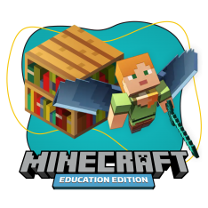 Minecraft Education - КИБЕРшкола программирования для детей, компьютерные курсы для школьников, начинающих и подростков - KIBERone г. Михайловск