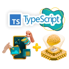 TypeScript + AI: создаём умные веб-приложения - КИБЕРшкола программирования для детей, компьютерные курсы для школьников, начинающих и подростков - KIBERone г. Михайловск