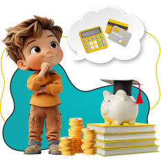 Финансовый интеллект вместе KIBERone - КИБЕРшкола программирования для детей, компьютерные курсы для школьников, начинающих и подростков - KIBERone г. Михайловск