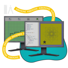 Исполнители чертежник и черепашка - КИБЕРшкола программирования для детей, компьютерные курсы для школьников, начинающих и подростков - KIBERone г. Михайловск