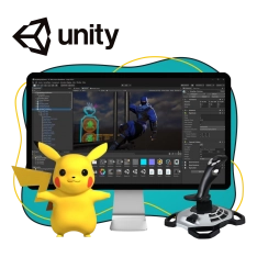 Мир игр на Unity 2D на популярном движке + AI-помощники - КИБЕРшкола программирования для детей, компьютерные курсы для школьников, начинающих и подростков - KIBERone г. Михайловск