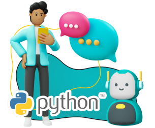 Умный чат-бот на Python - Школа программирования для детей, компьютерные курсы для школьников, начинающих и подростков - KIBERone г. Михайловск